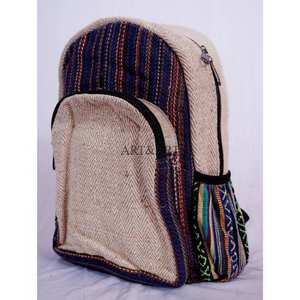 Sac à dos léger et élégant de style tibétain vintage unisexe pour le camping et la natation, avec motif unique et poignée détachable, en matière organique - Product Image 6