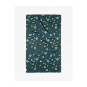 Wholesale Embroidered 4pcs/lot 45x70cm Cleaning Ultra Large Size Multiple Washable 100% Organic Cotton Golf Kitchen Dish Towels - Product Image 4