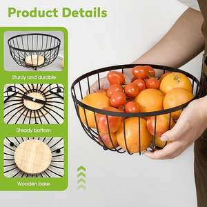 Panier de rangement en métal à mailles profondes, organisateur robuste pour le rangement dans le garage - Product Image 4