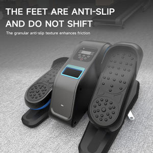 Электрический мини-степпер, портативный настольный эллиптический тренажер, педальный тренажер для ног, с дистанционным управлением для пожилых людей, экологичный, противоскользящий, стальной - Product Image 6