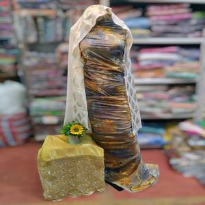 Nouvelle Collection 2026 : Ensemble Maqbal Tendance et Élégant en Tissu Jacquard Sergé Slub Écologique, Poids Moyen, Doux au Toucher, pour Filles - Product Image 1