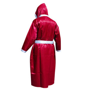 Bata de Boxeo Profesional Personalizada con Logotipo, 100% Poliéster Transpirable, Ropa Deportiva, Fabricante Mayorista - Product Image 4