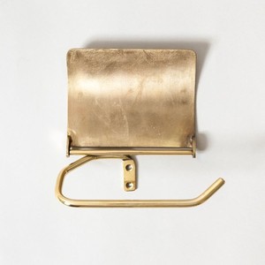 Premium Wall Mount Gold Toilet Paper Holder Bathroom <b>Tissue</b> Roll Holder OEM Manufacturer Bulk Supplier - Product Image 2