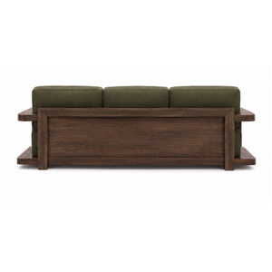 Sofá Contemporáneo de Tres Plazas en Madera de Teca Sólida, Muebles de Salón Tapizados de Primera Calidad para Interiores de Lujo, Hotel, Villa, Apartamento - Product Image 4