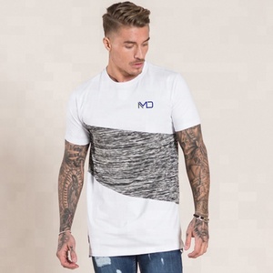 Custom 100% Cotton Boxy T-shirt Men High Quality Plain Cropped Mock Neck Drop Shoulder Heavyweight Jersey Unisex Solid Pattern - Product Image 1