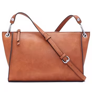 ROYAL LEATHER INDUSTRIES Women's Genuine Leather Lining with Zipper Closure Crossbody Style Novelty up to 1L Capacity - Product Image 5