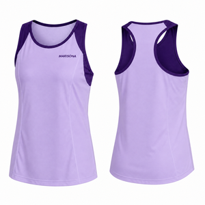Custom <b>Women</b>’s Gym Tank Top Lightweight Quick Dry Moisture Wicking <b>Sleeveless</b> Fitness Workout Training <b>Shirt</b> OEM ODM Private Lab - Product Image 1