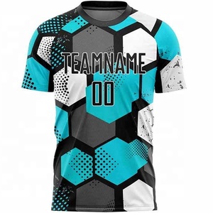 Fabricante de Camisetas de Fútbol Personalizadas, Diseña Tu Propia Camiseta Deportiva, 100% Poliéster, Secado Rápido y Transpirable, Nombres de Equipos Personalizados - Product Image 6