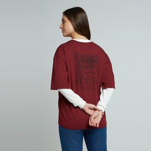 T-shirt Femme Respirant Nouveau T-shirt pour Femme 100% Coton Uni Décontracté Col Rond Manches Courtes T-shirt Imprimé pour Femme - Product Image 6