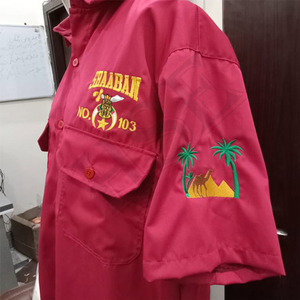 Dickies Shirt Shaaban Temple Shirt <b>Maroon</b> Shirt - Product Image 1