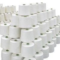 FIL BLANC DE JAVEL À EXTRÉMITÉ OUVERTE RECYCLÉ NE 6/1 8/1 10/1 16/1 20/1 24/1 FIL MÉLANGÉ DE POLYESTER DE COTON POUR LE TISSAGE DE TRICOT