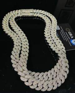 Montre de luxe étanche pour homme en acier inoxydable avec bracelet en quartz et cadran en cristal, ornée de diamants Moissanite VVS brillants, haute qualité, style Hip Hop - Product Image 2