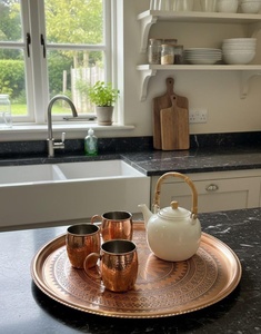 copper <b>tray</b> serving plate copper <b>tray</b> <b>kitchen</b> <b>tray</b> copper <b>tray</b> home <b>tray</b> copper <b>tray</b> decor <b>tray</b> copper <b>tray</b> storage <b>tray</b> copper - Product Image 6