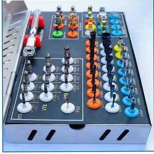 FIDA - Juego de 50 Piezas de Implantes Dentales de Acero Inoxidable Universales, Expansor de Hueso, Brocas de Compresión Cónicas Reutilizables, ISO13485, para Dentistas - Product Image 2