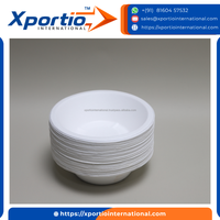 Bols en bagasse de qualité supérieure, résistants aux micro-ondes, robustes, anti-fuite, jetables, certifiés qualité pour salades et aliments de fête