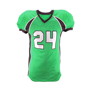 Uniformes de football américain personnalisés - Manches courtes, design imprimé, 100% polyester, service OEM professionnel, couleurs et logos personnalisables - Product Image 2