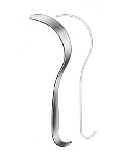 Spatules pulmonaires Deaver |   Manuel Premium en acier inoxydable - Product Image 1