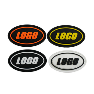 Patch décoratif en caoutchouc souple en PVC pour vestes, casquettes, sacs à dos, chaussures, vêtements de sport, uniformes, vêtements, logo 3D en relief, léger - Product Image 3