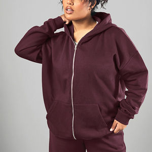 Nuevas Sudaderas con Capucha y Cremallera para Mujer, Estilo Acid Wash, Calidad Premium, 360GSM, 100% Algodón, Talla Grande, Ropa Casual de Otoño e Invierno, Personalizables - Product Image 4