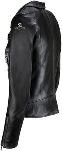 PU <b>Leather</b> <b>Women's</b> Autumn/Winter Slim Fit Stand Collar Woven <b>Bomber</b> <b>Jacket</b> Fashionable Zipper Outerwear 2026 - Product Image 2
