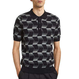 Polo décontracté pour homme 100% coton à manches courtes respirant pour le golf, broderie personnalisée, qualité supérieure, fournisseur en gros - Product Image 1
