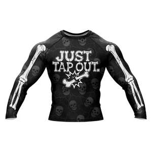 White and Black BJJ Professional Training Men Women Kingz Rash Guard Ranked Short <b>Sleeve</b> Rashguard - Product Image 1