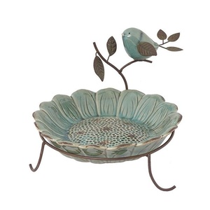 Best Selling Metal <b>Bird</b> Bath for Backyard Metal Iron <b>Bird</b> Feeder Cum <b>Bird</b> Bath for Garden Metal Free <b>Standing</b> Handmade - Product Image 4