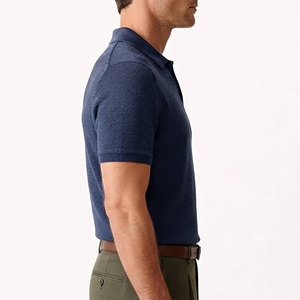 Camisa de Golf de Alta Calidad, Corte Clásico, 100% Algodón Tejido, Color Liso, Transpirable, con Logotipo Bordado Personalizado para Uso Empresarial - Product Image 2
