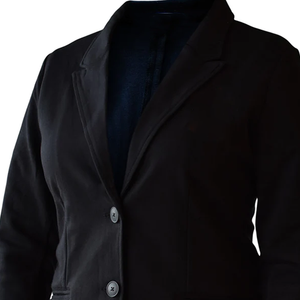 Blazer Negro Tallas Grandes para Mujer 2026, Chaqueta de Dos Botones, Estilo Urbano, Abrigo de Hermandad con Logotipo Griego Personalizado, Ropa Formal de Oficina - Product Image 6