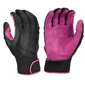 Guantes de Béisbol y Sóftbol de Cuero Rosa, Duraderos, de Alto Rendimiento, para Jugadores de Equipo, con Protección y Agarre - Product Image 1