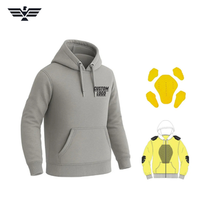 Sudadera de Motociclista Unisex de Algodón Transpirable de Alto Rendimiento con Protección de Armadura de Nivel 2 CE de 550 g/m² - Product Image 1