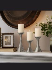 Ensemble de bougeoirs modernes Home Glow pour centre de table de Noël, décoration de la maison, durable - Product Image 5
