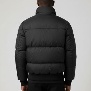 Chaqueta Bomber Acolchada de Invierno OEM para Hombre, Diseño Personalizado, con Cremallera, Oversize, Impermeable, Cortavientos, Acolchado Tipo Burbuja - Product Image 5