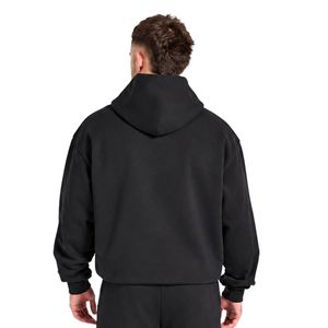 Ensemble de survêtement pour homme, sweat-shirt à capuche noir surdimensionné, pantalon de survêtement assorti, deux pièces, streetwear décontracté, vêtements de sport, jogging, 384-Character Ke - Product Image 2