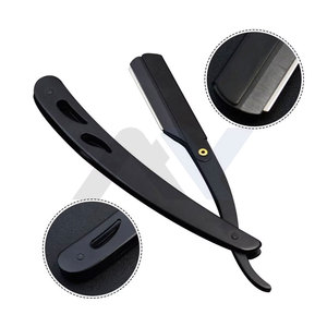 Shaving Barber Tools Hair <b>Razor</b> Black Professional Adjustable Safety <b>Razor</b> Ustra Painless Shaving <b>Razor</b> <b>Men</b> Personal Salon Use - Product Image 1