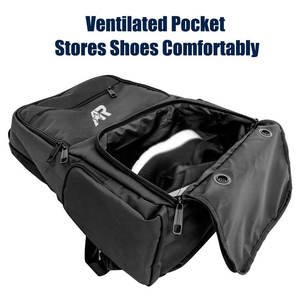 Sac à dos de padel à structure simple avec fermeture éclair, pour le rangement - Product Image 5