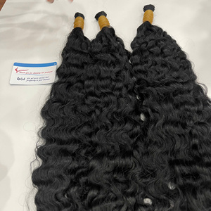 Oferta Especial: Cabello Humano Vietnamita Rizado Natural en Paquetes para Trenzas, Color Marrón Natural, Longitud Personalizada, Listo para Enviar - Product Image 1