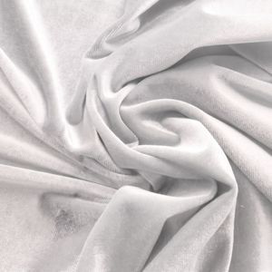 Breathable Quick Dry Wrinkle Resistant 100% Polyester Velvet Woven Fabric Solid White Sportswear Suits <b>for</b> Girls Special - Product Image 6