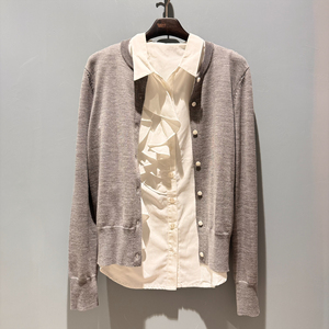 Custom Design OEM Women's Trendy Regular Fit Long Sleeves Crew Neck <b>Cardigan</b> Thin Comfortable Casual Office Knitwear <b>Sweater</b> - Product Image 1