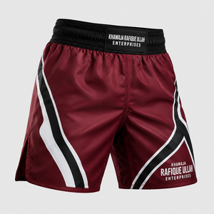Shorts de MMA Personalizados al por Mayor para Hombre y Mujer, 100% Poliéster, Elásticos, Transpirables, de Secado Rápido, Ligeros, Sin Costuras, 300g, para Artes Marciales - Product Image 3
