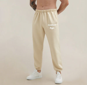 Pantalon de jogging athlétique pour homme, matière respirante et extensible, taille à cordon de serrage, pour le fitness, le jogging et le confort quotidien - Product Image 1