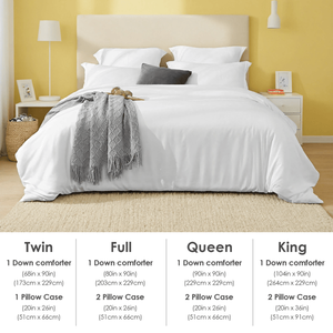 Ensemble de housse de couette respirante en polyester de qualité supérieure, blanc et rose, surdimensionné, 3 pièces, comprenant 1 housse de couette et 2 taies d'oreiller - Product Image 5