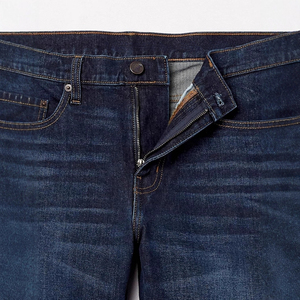 Customized New Trendy Denim for Men Vintage Blue Patches 3D High <b>Waist</b> Button Rivet Straight <b>Jeans</b> Spring - Product Image 4