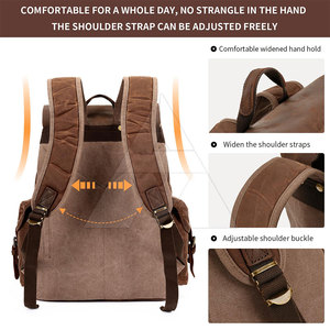 New Arrival Light Weight Leather <b>Backpacks</b> Customized Size & Logo Wholesale Leather <b>Backpacks</b> - Product Image 2