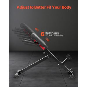 Panca Romana Pieghevole Regolabile da 250 Libbre, Panca per Iperestensione, Attrezzatura Multifunzione per Esercizi, Accessorio per Attrezzature Fitness - Product Image 4