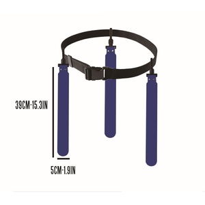 American Football Indoor Outdoor Training Set PVC Custom Triple Threat Flag Football Belts Durable Lightweight - Product Image 4