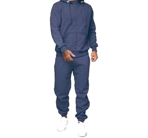 Conjuntos Deportivos para Hombre, Conjunto de Sudadera con Capucha, Color Sólido, Manga Larga, Traje Casual para Correr con Cordón Ajustable - Product Image 2