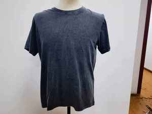 Camiseta de Punto con Lavado Ácido Personalizada a la Moda para Hombre, Talla Grande, Unisex, 100% Algodón, Verano, Casual, Secado Rápido - Product Image 4