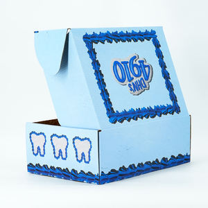 Custom Printed Corrugated Clothing Mailer <b>Box</b> for Underwear, Socks & E-commerce Packaging - Product Image 2