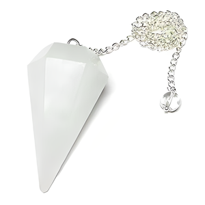 Péndulo de Cristal de Selenita Blanca Natural para Radiestesia, Pulido y Facetado, para Sanación, Reiki y Feng Shui, Venta al por Mayor - Product Image 6